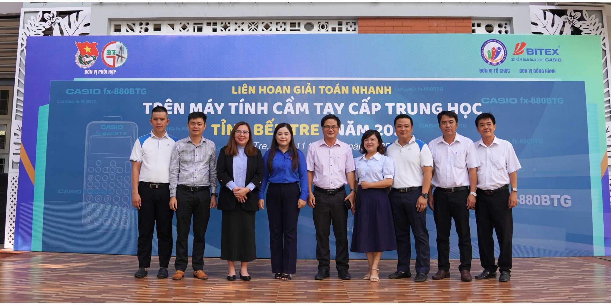 <p>
	Bến Tre - Kỳ thi máy tính cầm tay Casio</p>
